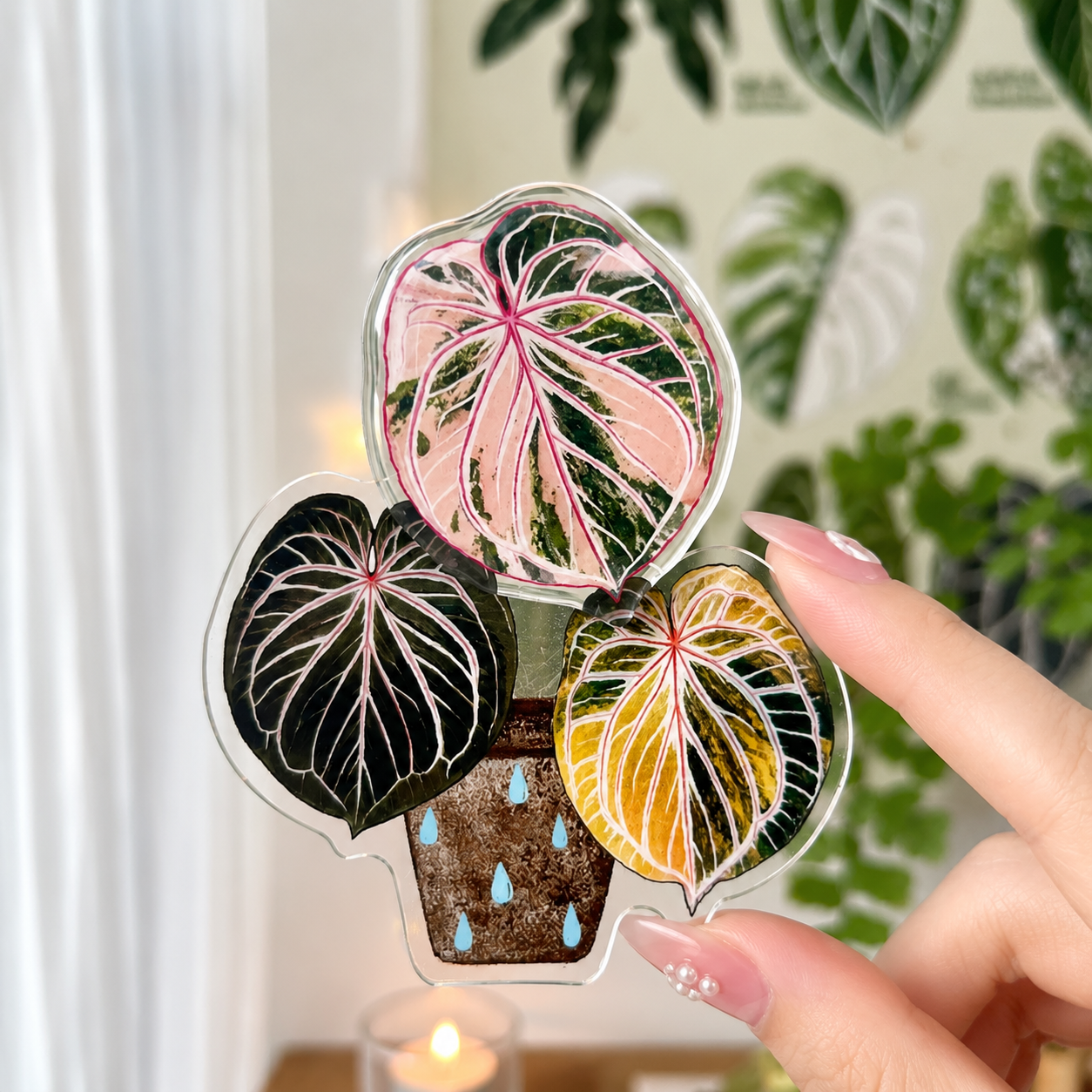 FridgeMuse Botanical Collection Rotatable Refrigerator Magnet